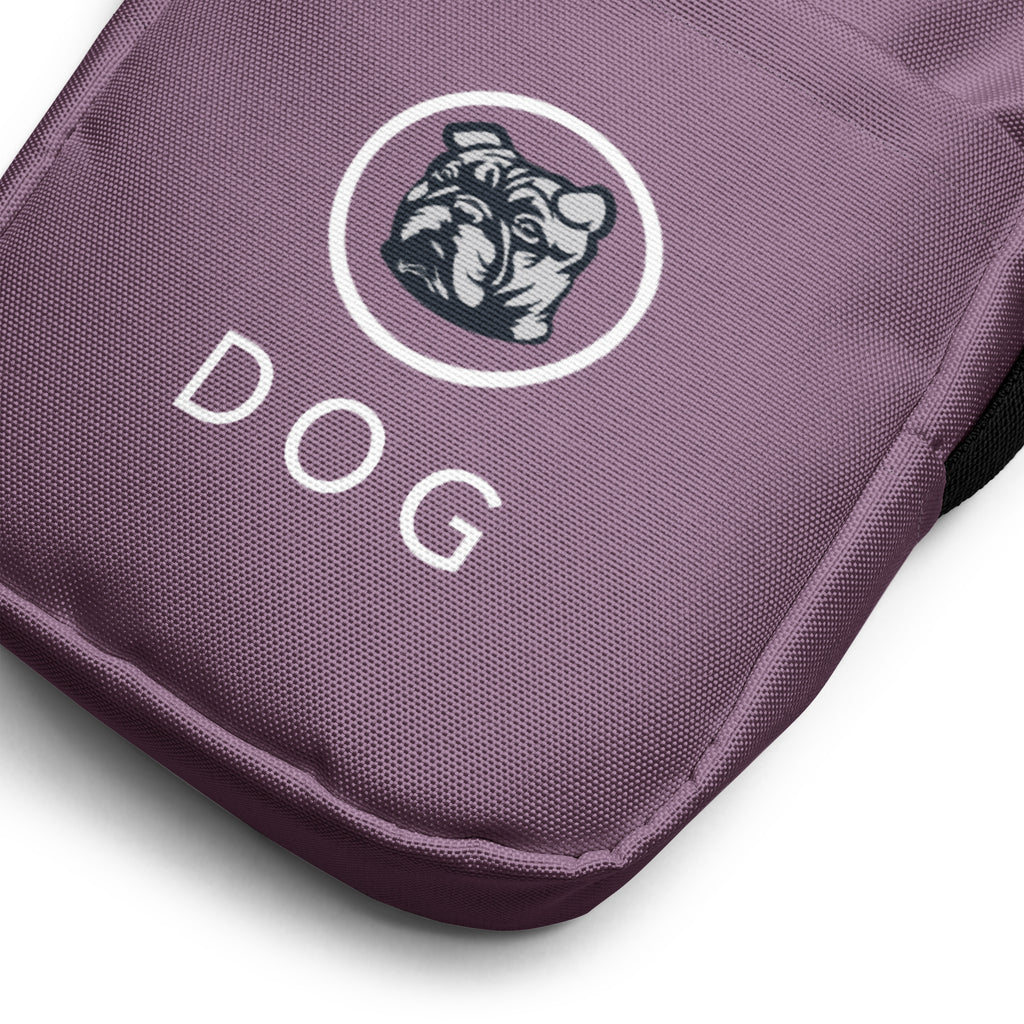 DOG Crossbody Bag Purple Close Up