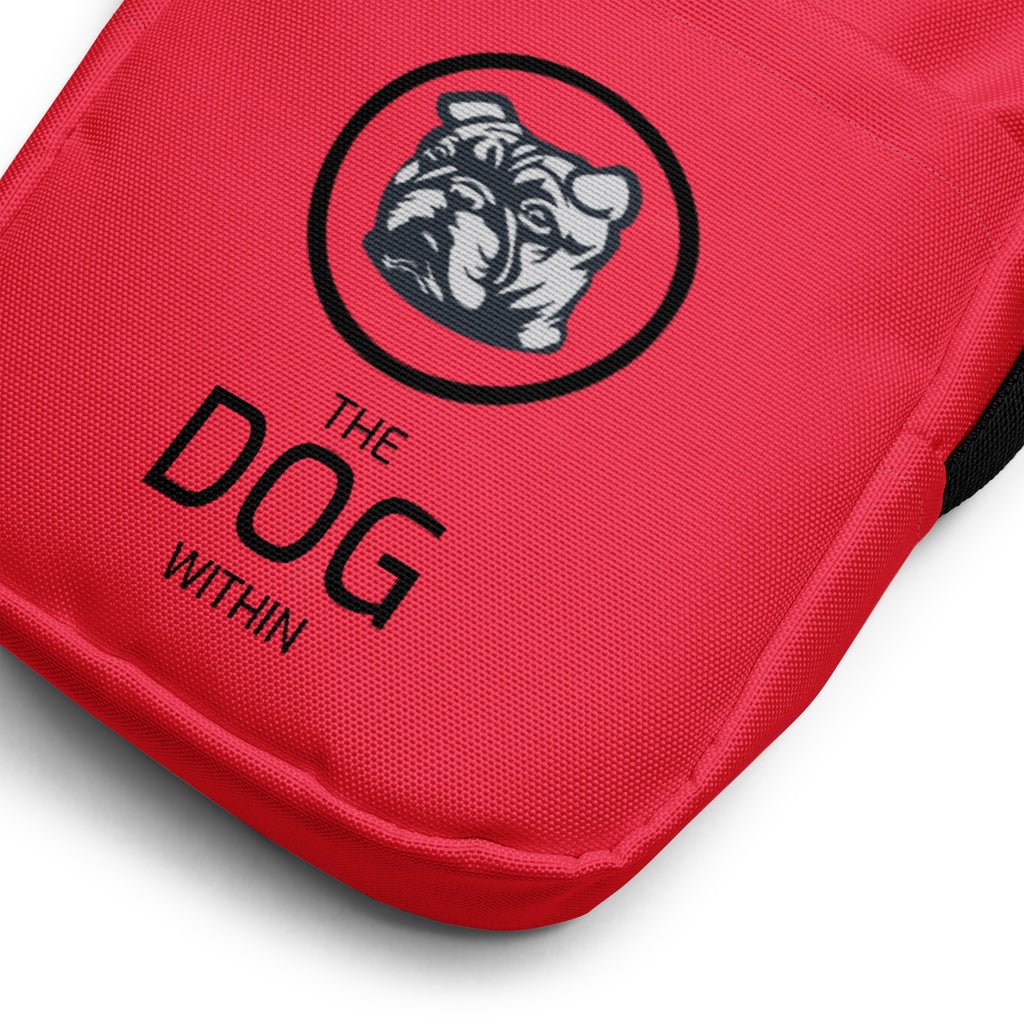 DOG Crossbody Bag Red Close Up