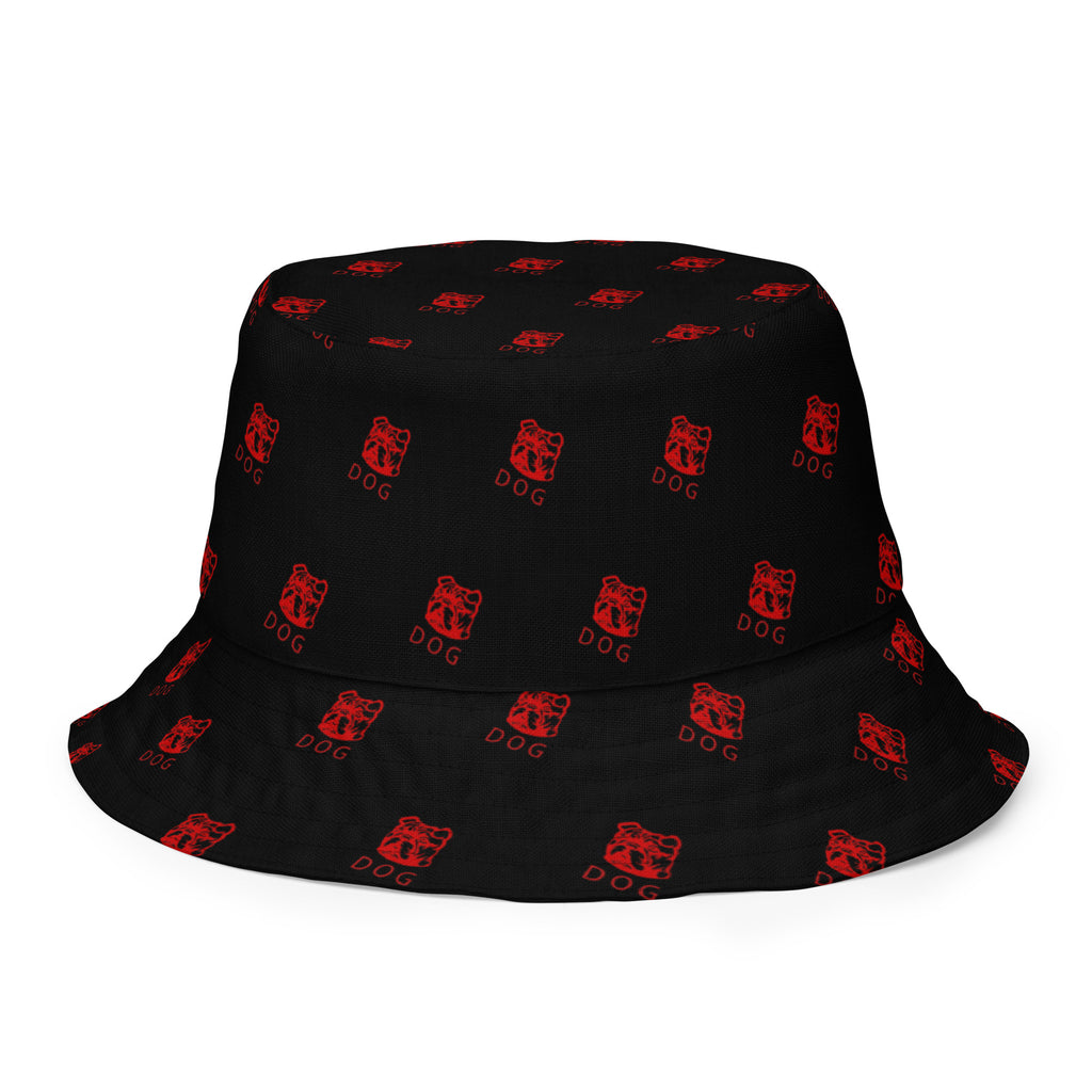 DOG Dalmatian Bucket Hat - Black & Red