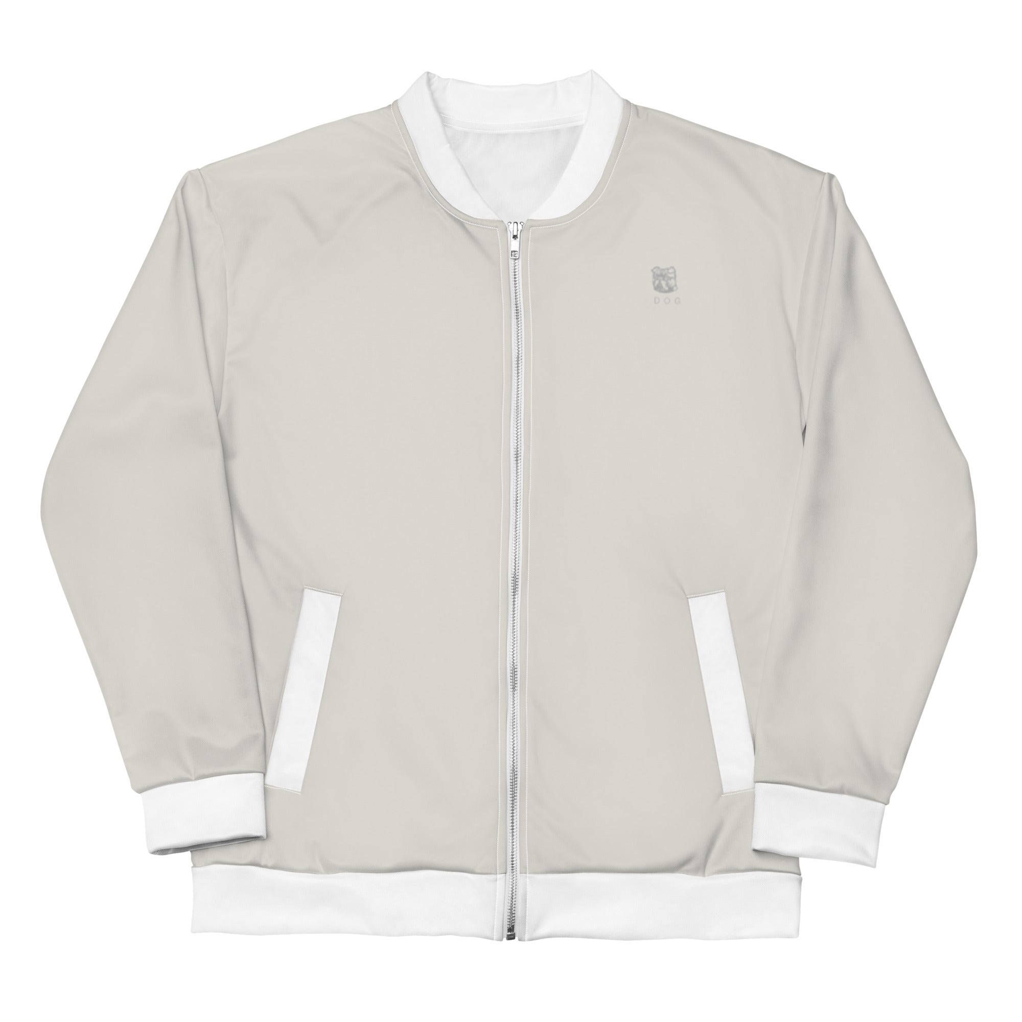 DOG Versatile Bomber Jacket for All Seasons (Grey Mist